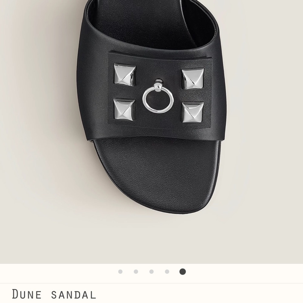 Hermès Dune Sandals, Size 36.5 - Picture 4 of 15